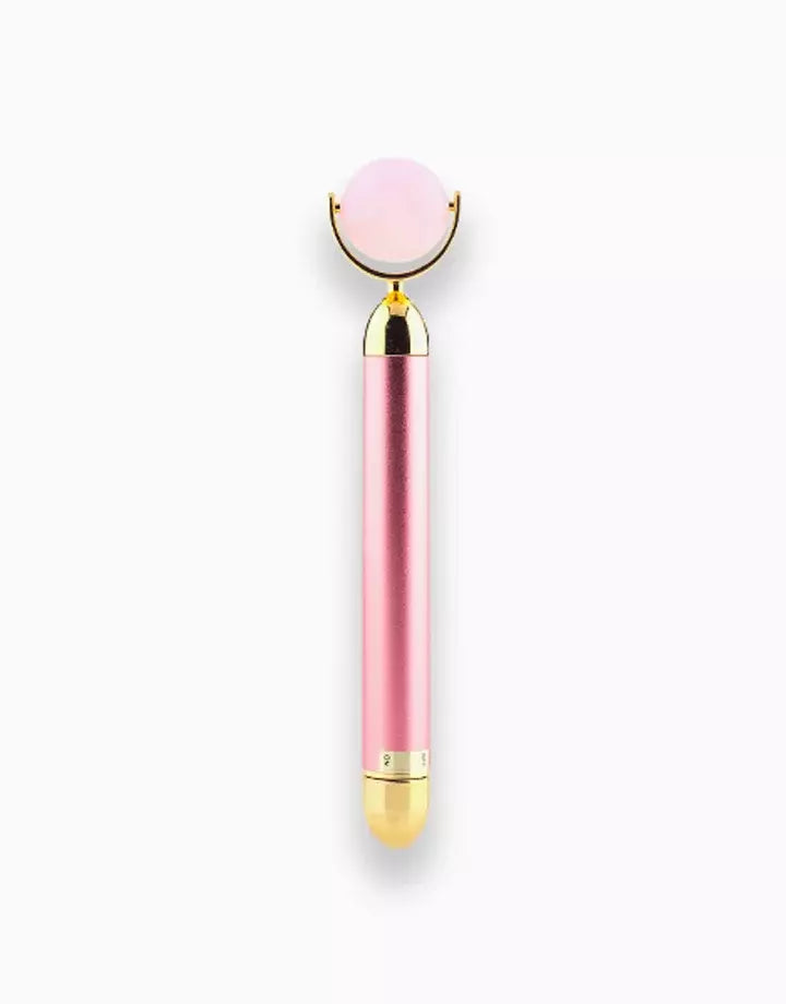 Rose Quartz Vibrating Crystal Ball Roller