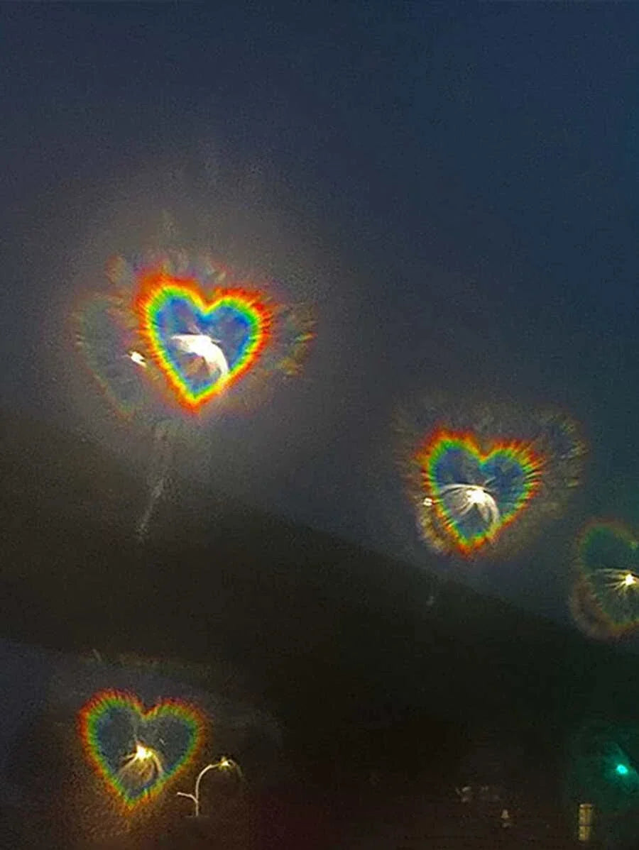 Heart Design Plastic Party Glasses