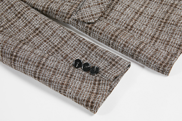 RT No. 3464 PLAID BLAZER JK & ANKLE CROPPED PANTS