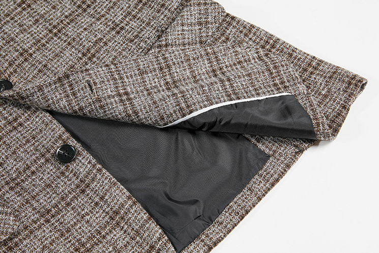 RT No. 3464 PLAID BLAZER JK & ANKLE CROPPED PANTS