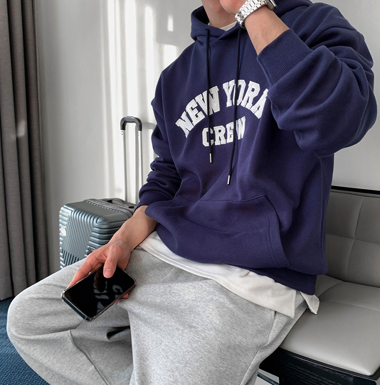 RT No. 4329 NEW YORK LETTERED HOODIE