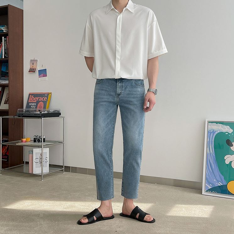 RT No. 4479 BUTTON-UP COLLAR SHIRT