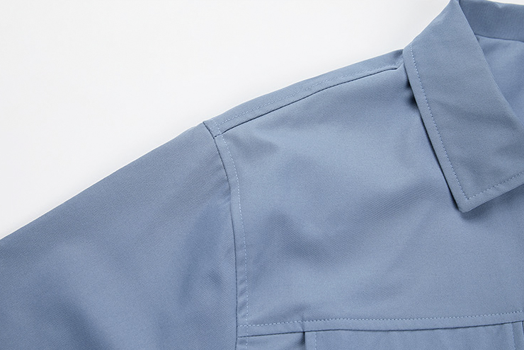 RT No. 2561 BLUE BUTTON COLLAR JK