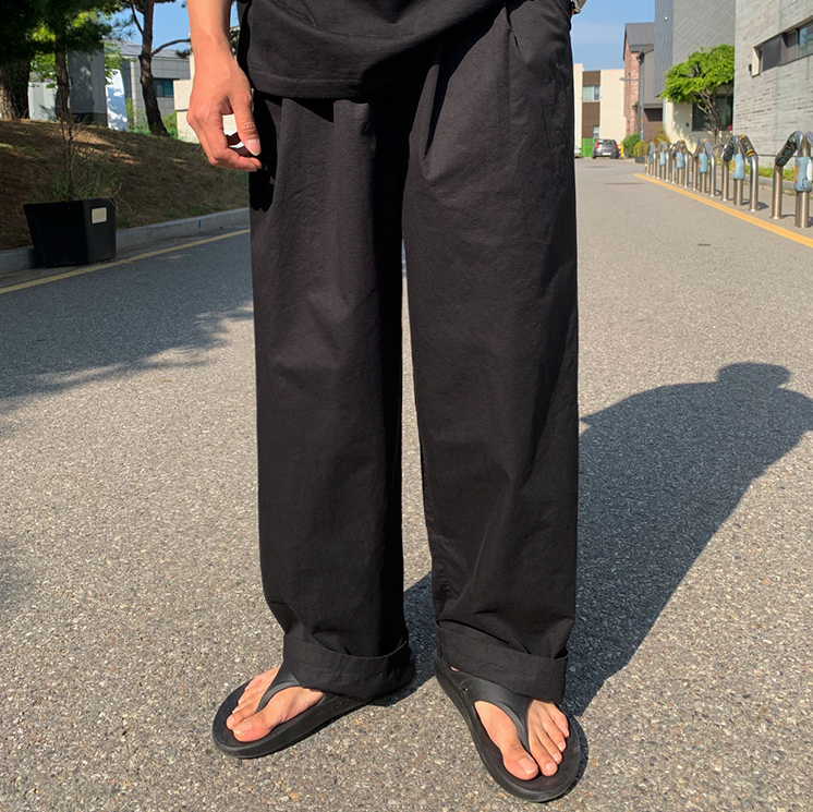 RT No. 2017 BLACK WIDE PANTS