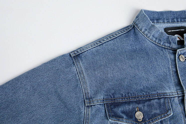 RT No. 2532 CHINESE COLLAR DENIM JK