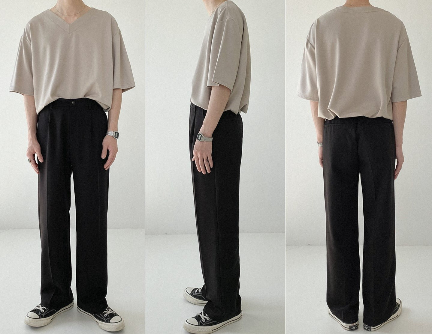 RT No. 5214 HALF SLEEVE V-NECK SHIRT