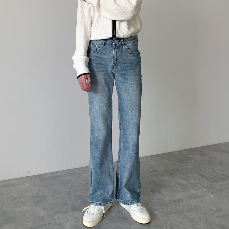 RT No. 4462 DENIM WIDE STRAIGHT JEANS