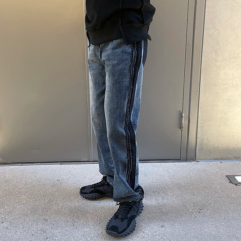 RT No. 1499 DISTRESSED GRAY JEANS