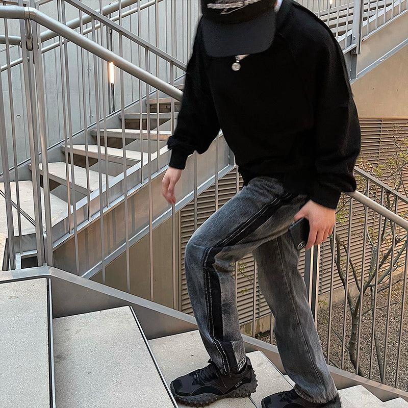 RT No. 1499 DISTRESSED GRAY JEANS