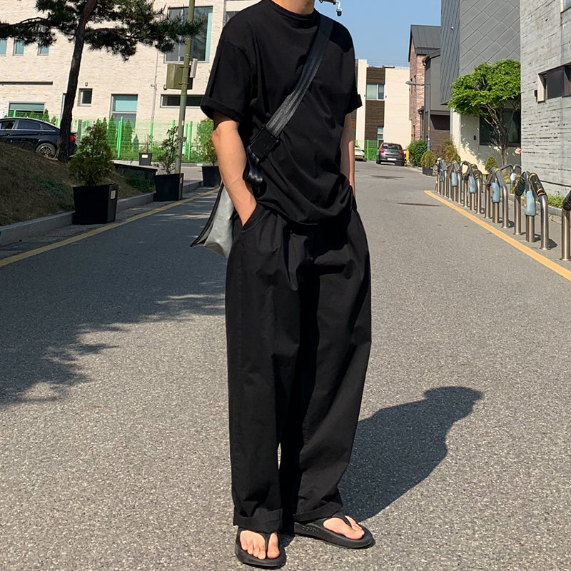 RT No. 2017 BLACK WIDE PANTS