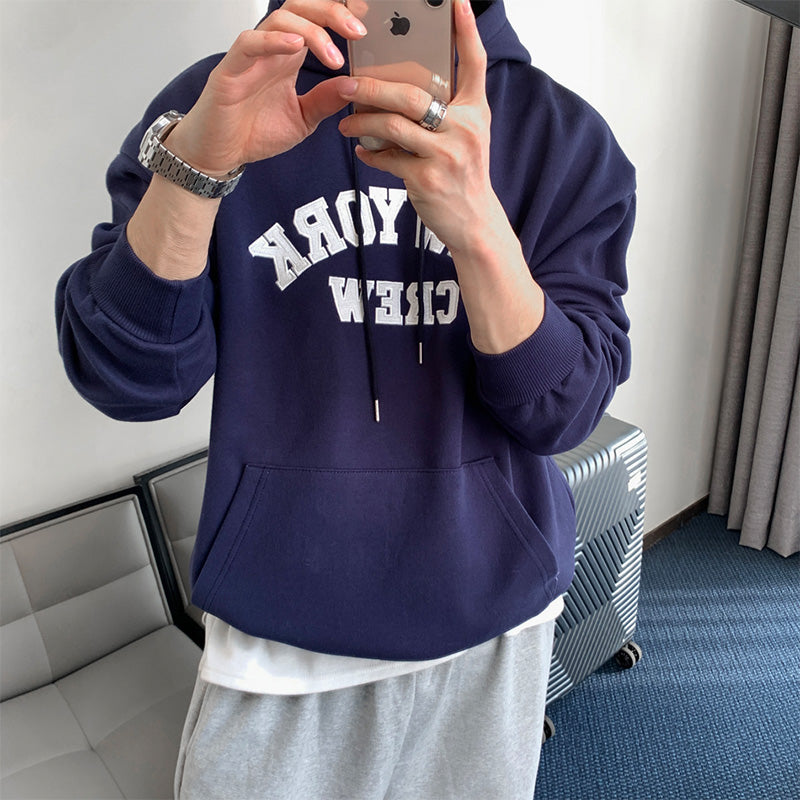 RT No. 4329 NEW YORK LETTERED HOODIE