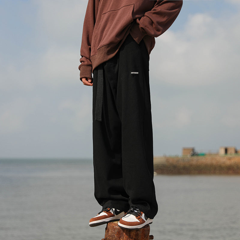 RT No. 5353 CASUAL WIDE STRAIGHT PANTS