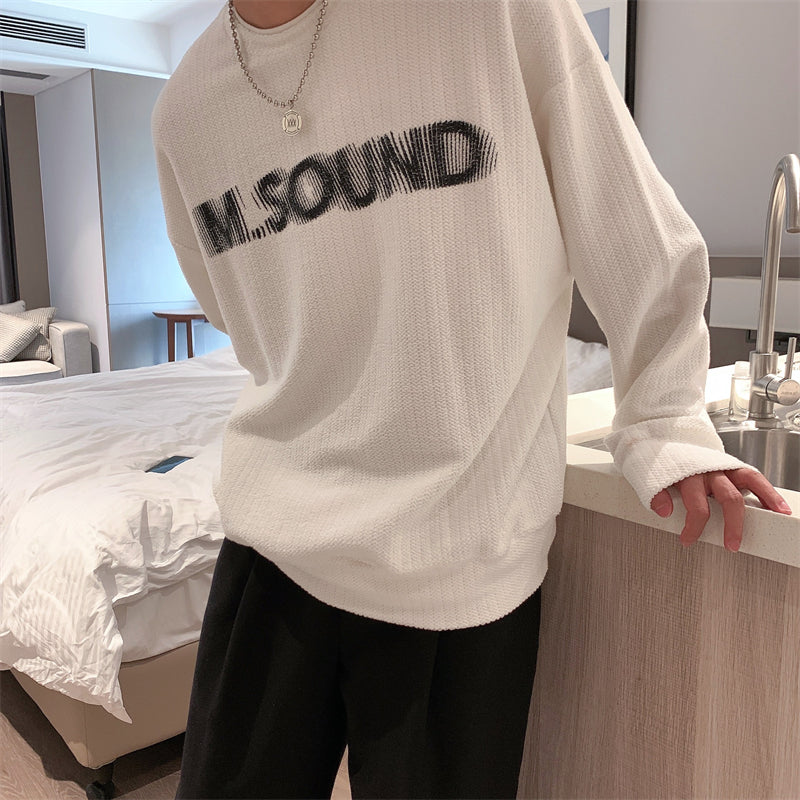 RT No. 5457 LETTERED KNITTED SWEATER