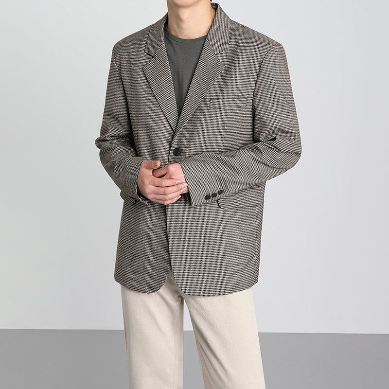 RT No. 1364 SUIT PLAID BLAZER