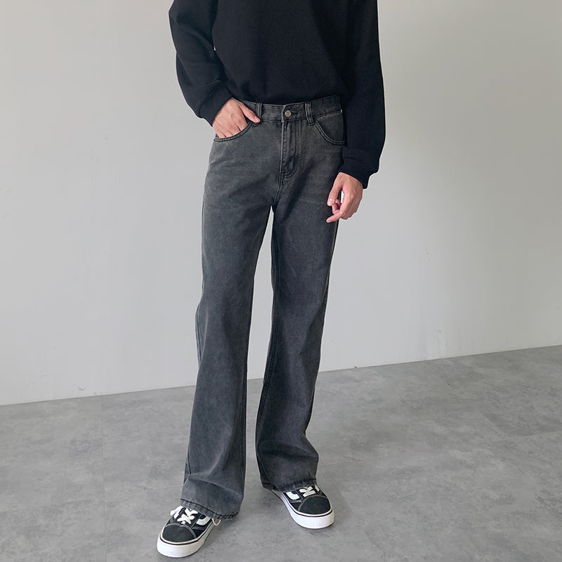 RT No. 4462 DENIM WIDE STRAIGHT JEANS