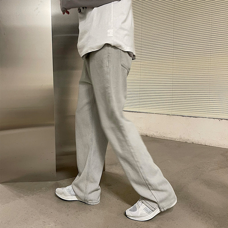 RT No. 1498 LIGHT GRAY STRAIGHT JEANS