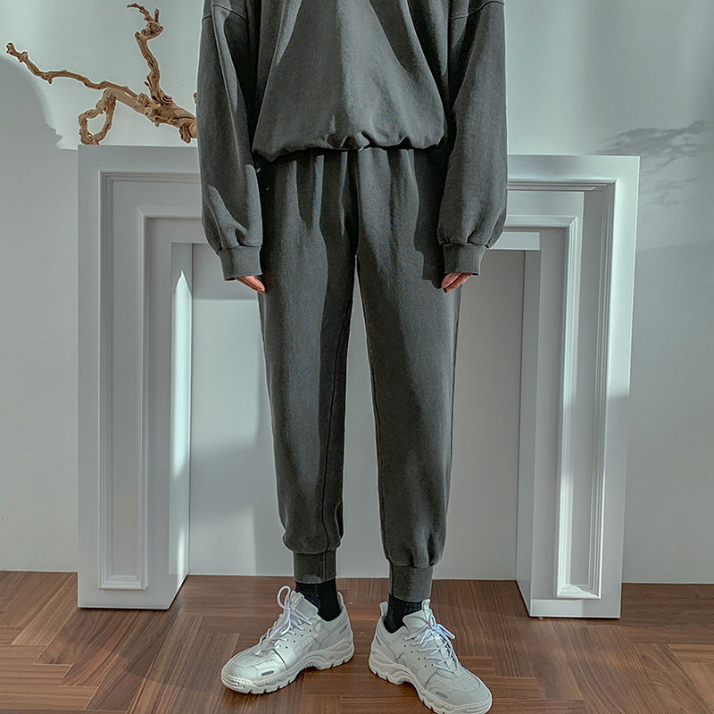 RT No. 5046 GRAY WASHED SWEATER & SWEATPANTS (TWO PIECE)