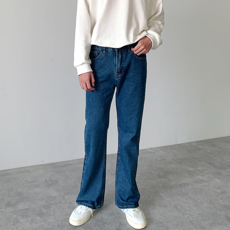 RT No. 4462 DENIM WIDE STRAIGHT JEANS