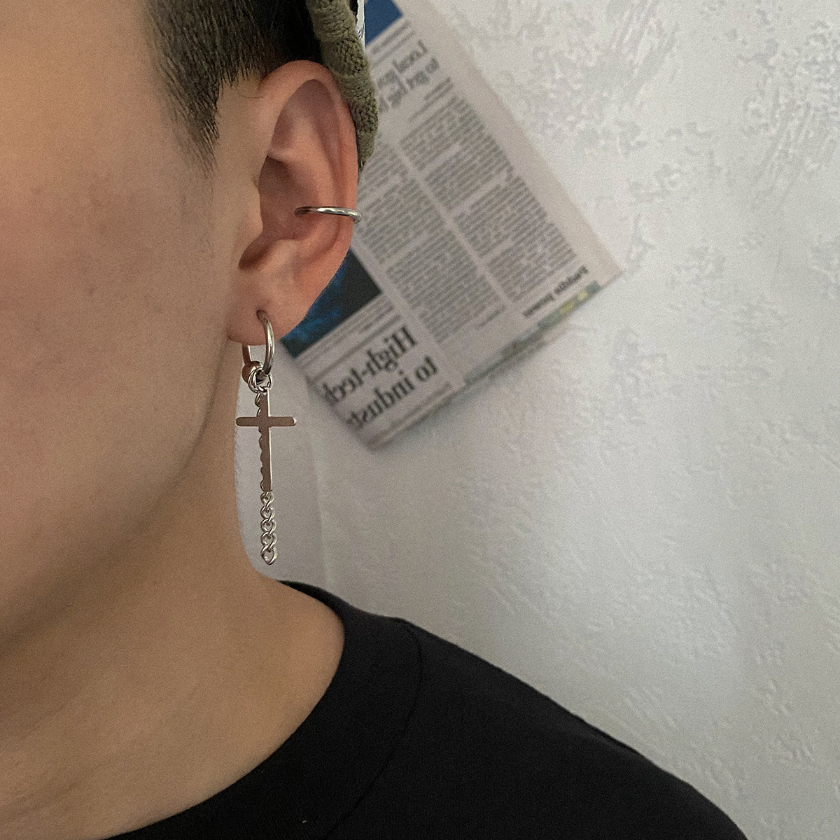 PENDANT DANGLE EARRING CLIP ON