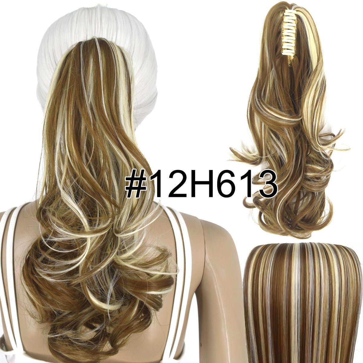 Wavy Claw Clip in Ponytail Hair Extensions
