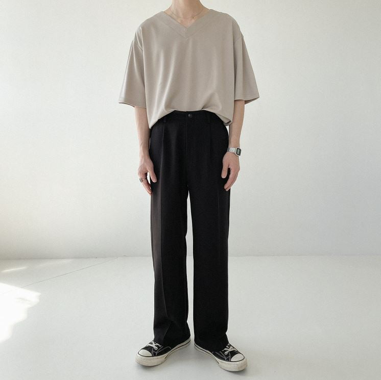 RT No. 5214 HALF SLEEVE V-NECK SHIRT